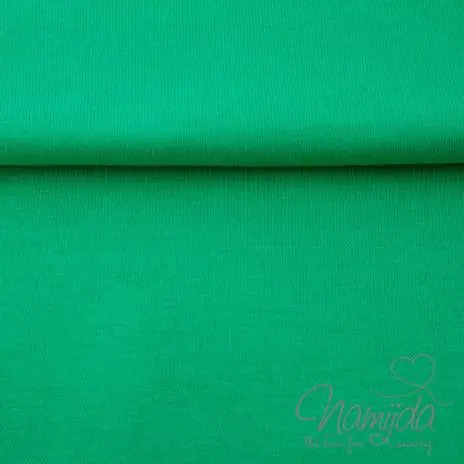 ♥0,5 Mtr. BIO Bündchen GLATT – GRüN – Schlauch ♥ Markenprodukt