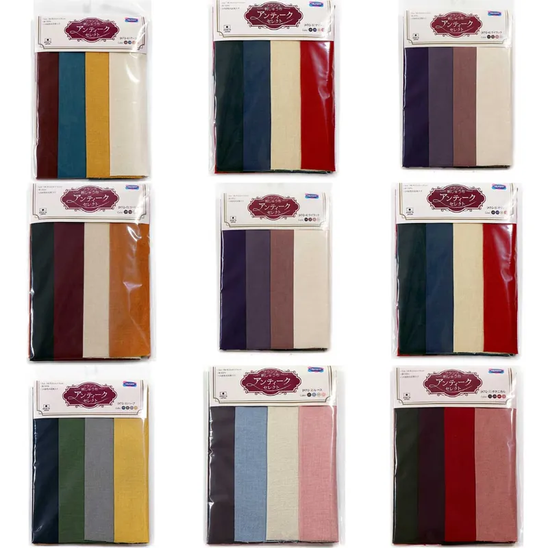 Garantierte Lieferung Olympus Stoff für französische Stickerei mit faltiger Struktur, 4 Stk je 35x35cm, nicht bedruckt